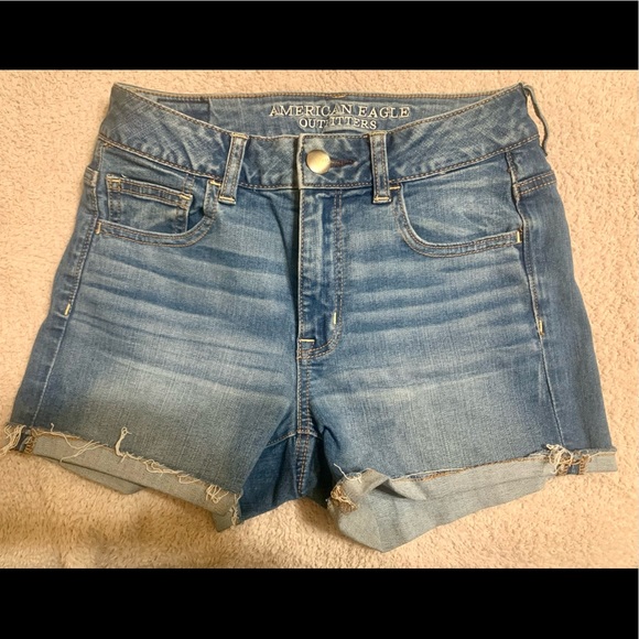 American Eagle Outfitters Pants - American Eagle Outfitters High Rise Denim Shortie